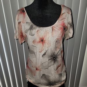 Lauren Conrad floral blouse